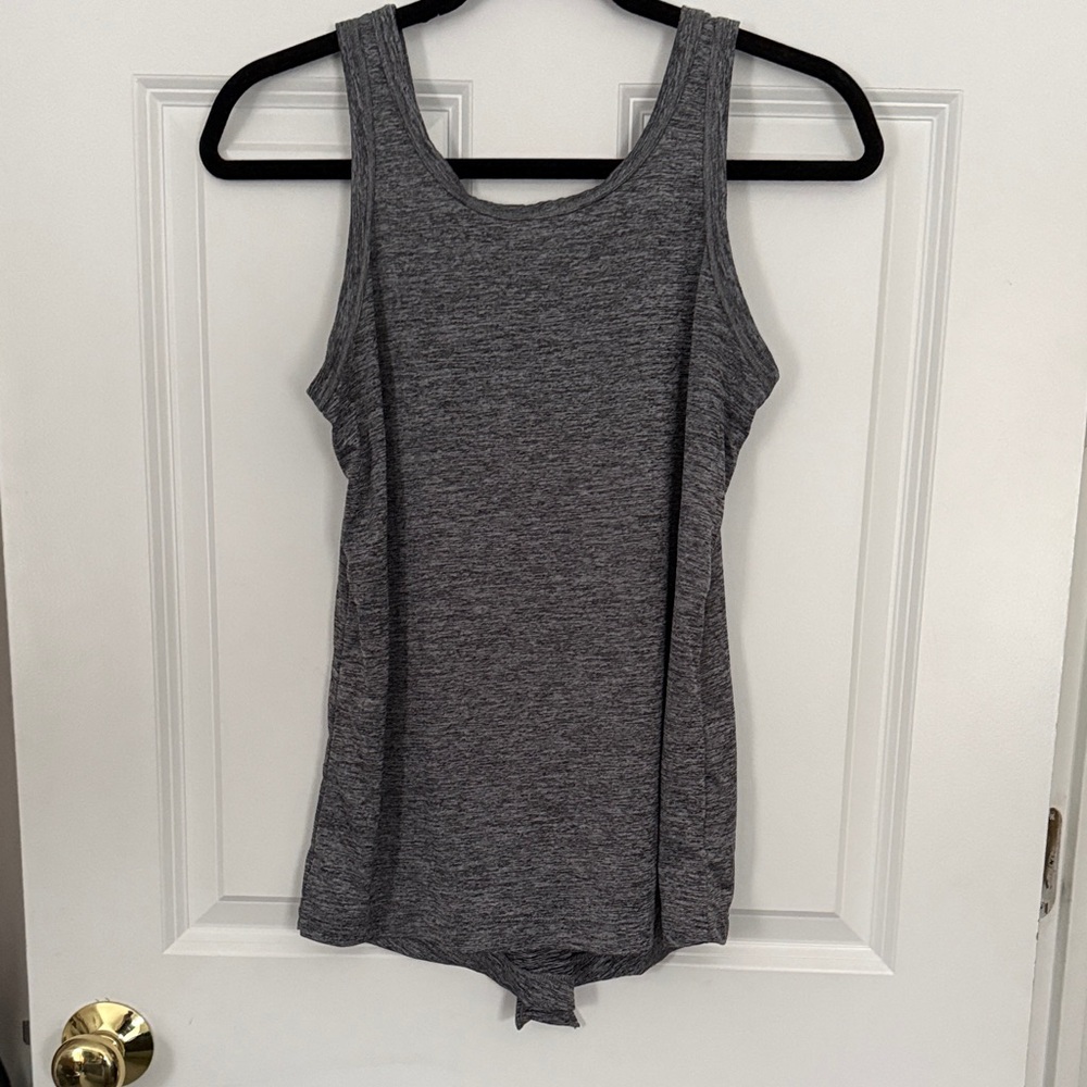 Gray Sleeveless Women's Top